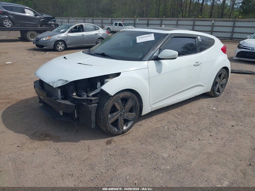 2012 Hyundai Veloster Base W/Red/Black