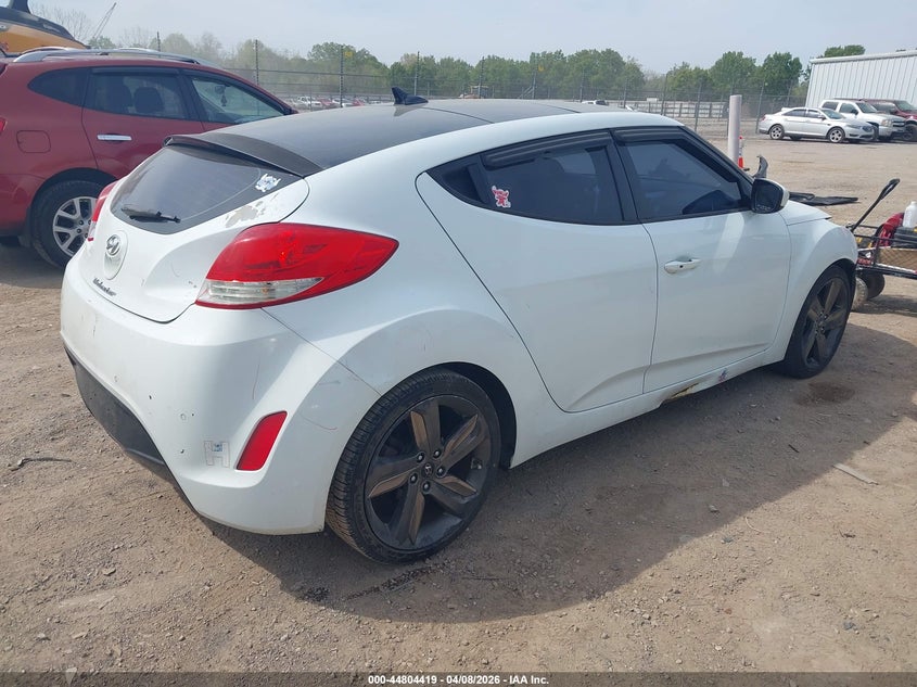 2012 Hyundai Veloster Base W/Red/Black