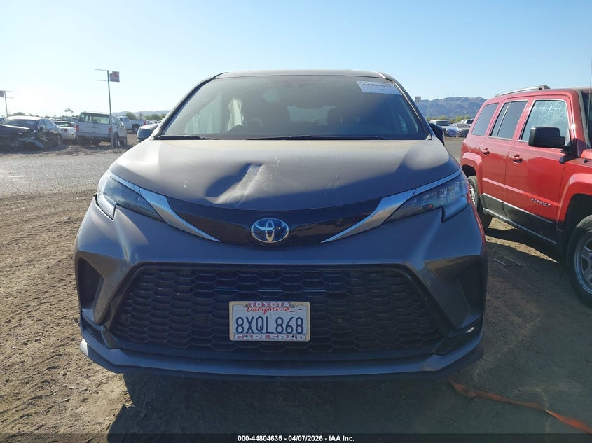 2021 Toyota Sienna Xse VIN: 5TDXSKFC6MS033982 Lot: 44804635