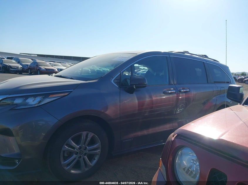 2021 Toyota Sienna Xse VIN: 5TDXSKFC6MS033982 Lot: 44804635