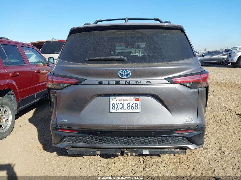 2021 Toyota Sienna Xse VIN: 5TDXSKFC6MS033982 Lot: 44804635