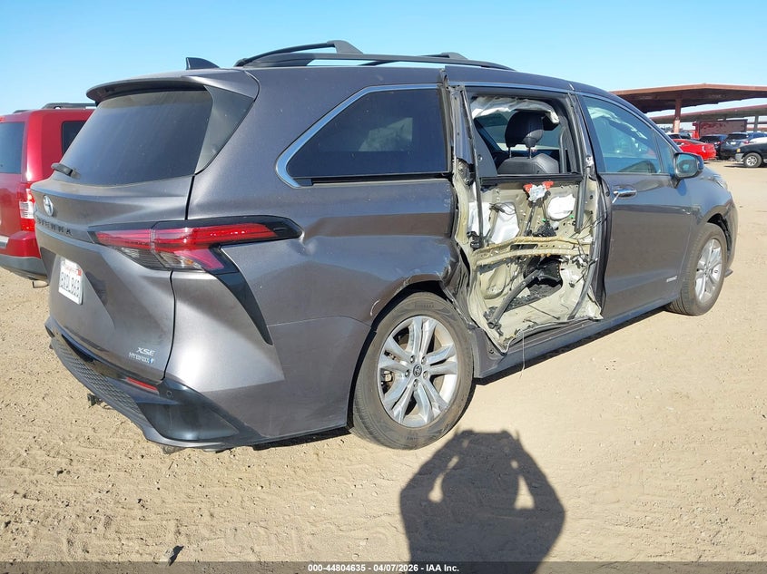 2021 Toyota Sienna Xse VIN: 5TDXSKFC6MS033982 Lot: 44804635