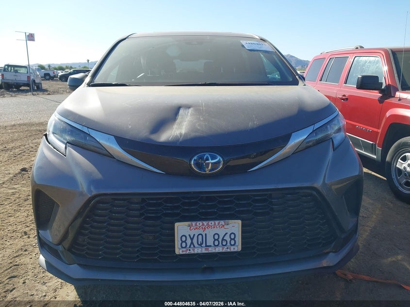 2021 Toyota Sienna Xse VIN: 5TDXSKFC6MS033982 Lot: 44804635