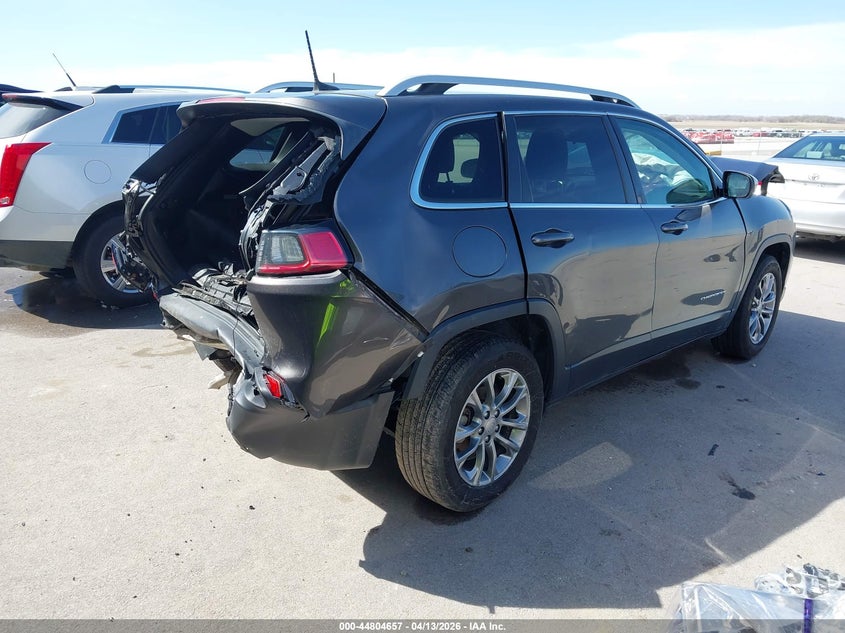 2019 Jeep Cherokee 2.4 Latitude Plus Fwd grey Lot 111044804657 Vin 1C4PJLLB3KD420549