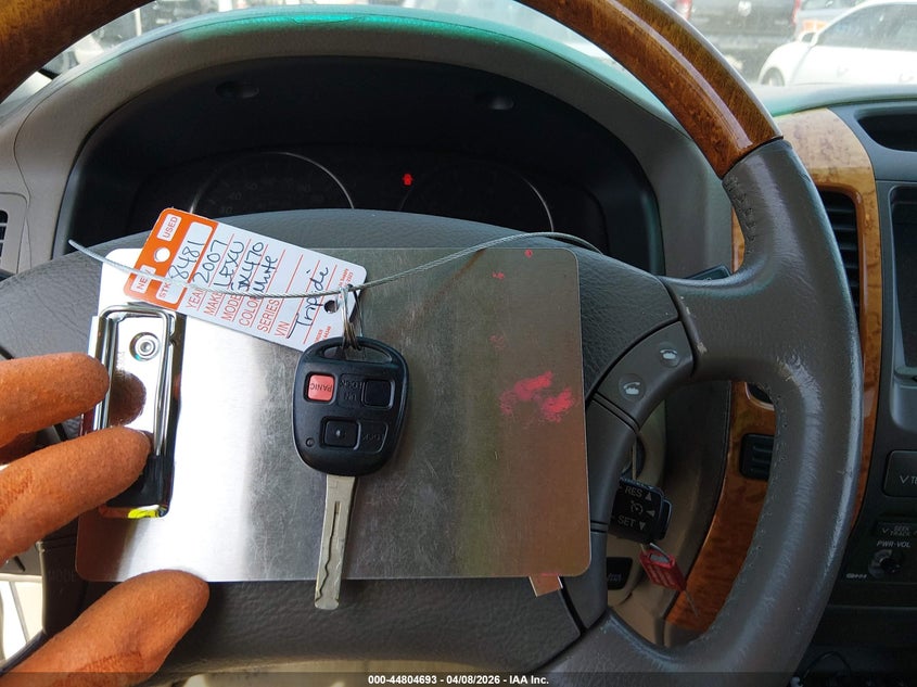 2007 Lexus Gx 470 VIN: JTJBT20X370140172 Lot: 44804693