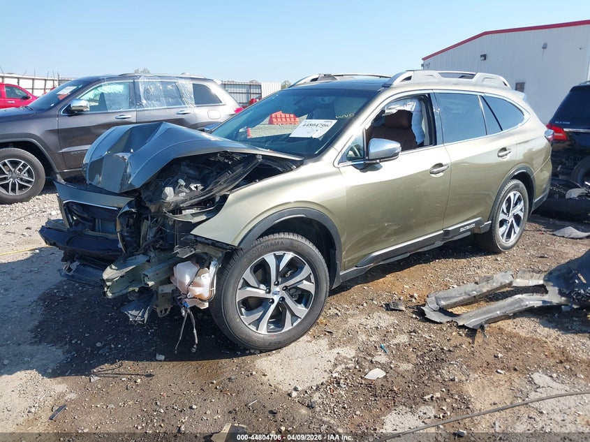 2020 Subaru Outback 2.4 Touring Xt green Lot 111044804706 Vin 4S4BTGPD6L3215219