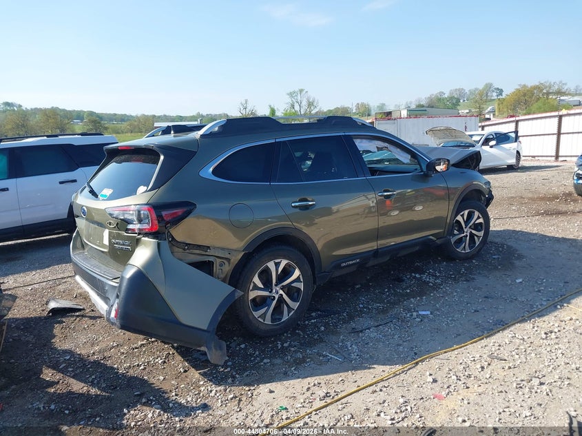 2020 Subaru Outback 2.4 Touring Xt green Lot 111044804706 Vin 4S4BTGPD6L3215219