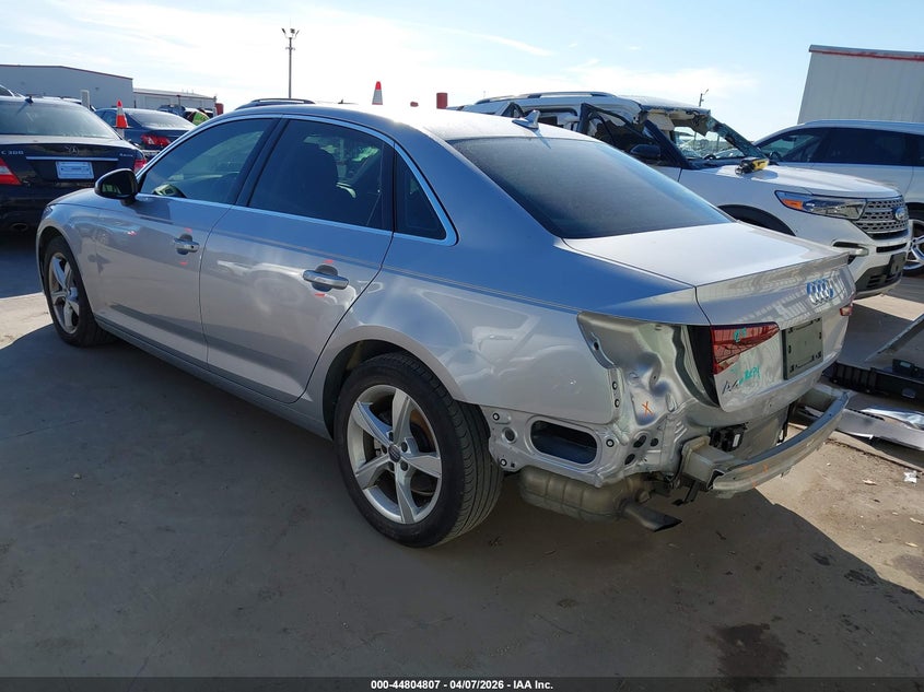 2019 Audi A4 2.0 40 Premium 40 Titanium Premium silver Lot 111044804807 Vin WAUGMAF42KA033059