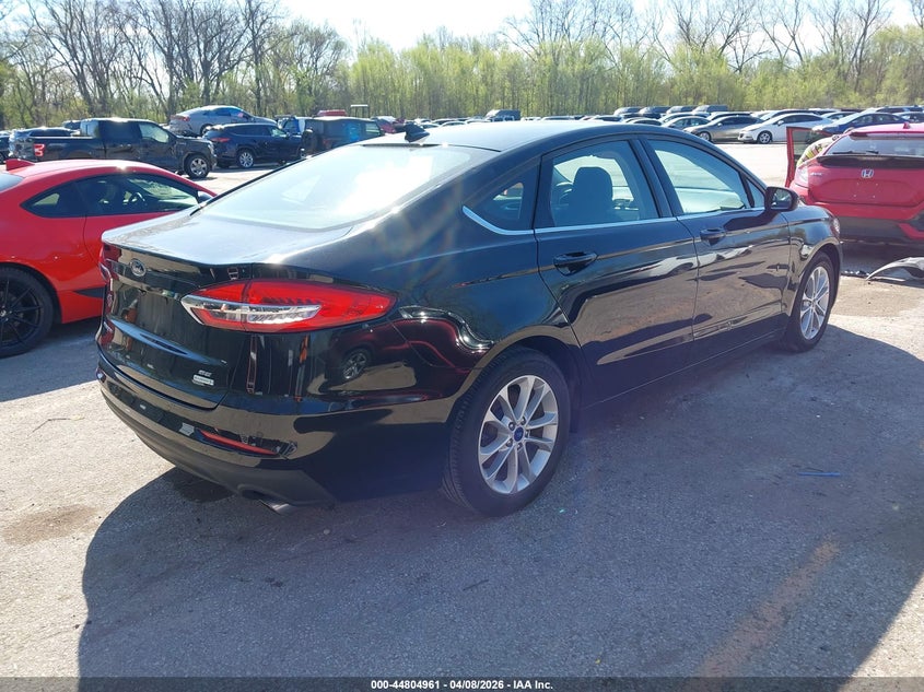 2020 Ford Fusion 1.5 Se black Lot 111044804961 Vin 3FA6P0HD3LR109351