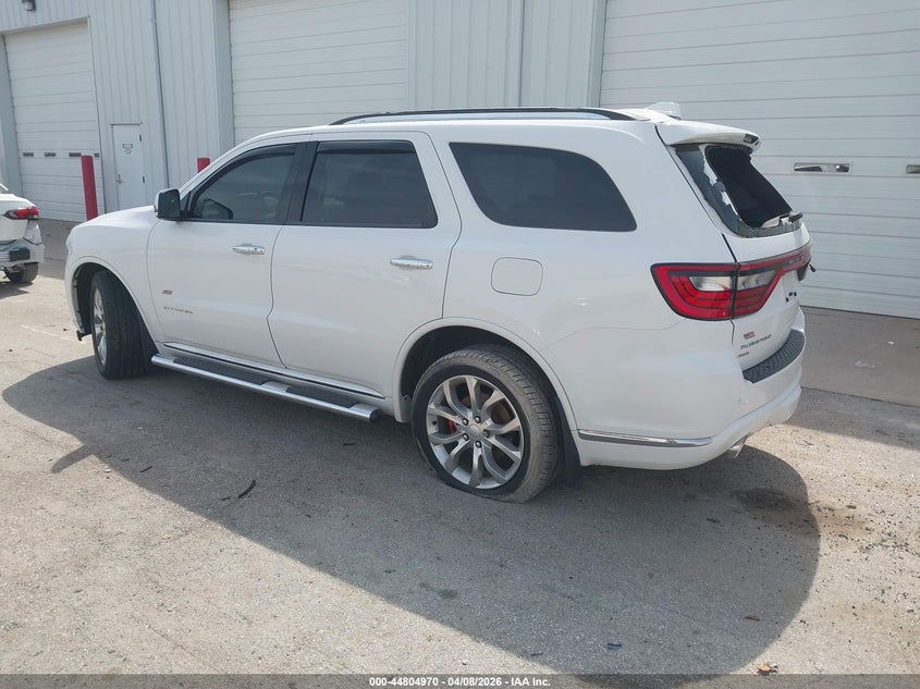 Vin: 1c4sdjet2hc937772, lot: 45302238, dodge durango citadel awd 20173