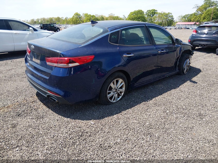 Vin: 5xxgt4l35jg207695, lot: 45302244, kia optima lx 20184