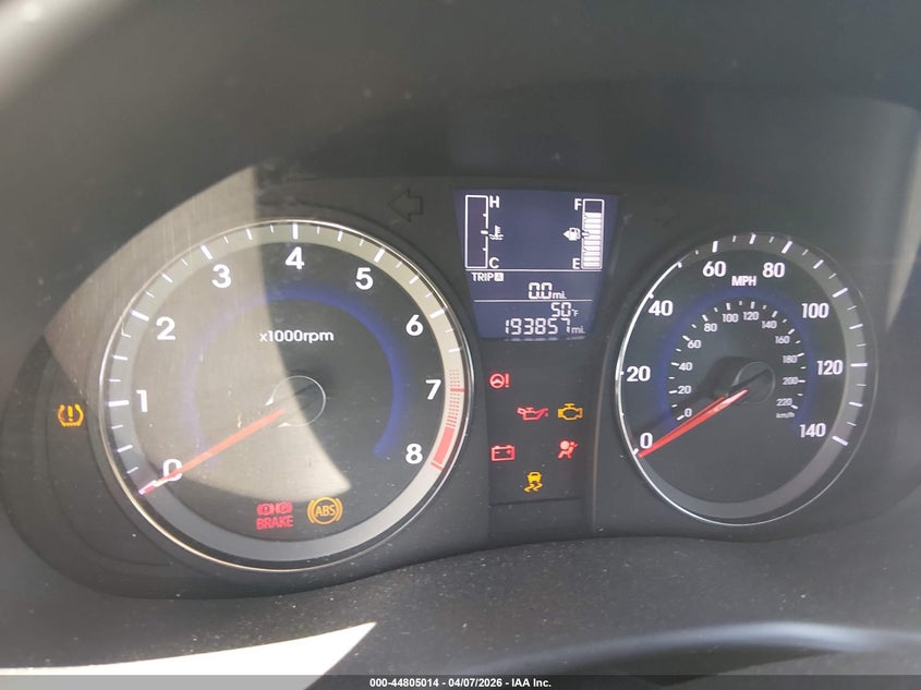 2016 HYUNDAI ACCENT HATCHBACK 1.6L I-4 DI, DOHC, VVT, 137HP