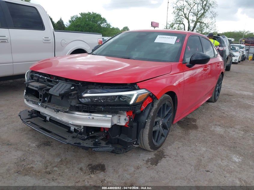 2026 Honda Civic 2.0 Sport red Lot 111044805052 Vin 2HGFE2F5XTH527443