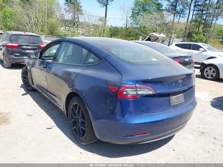 2022 Tesla Model 3 Rear-Wheel Drive blue Lot 111044805061 Vin 5YJ3E1EA8NF188118