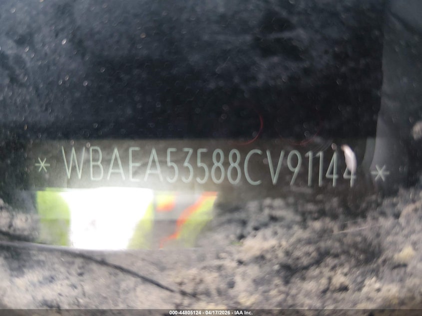 2008 BMW 650I VIN: WBAEA53588CV91144 Lot: 44805124