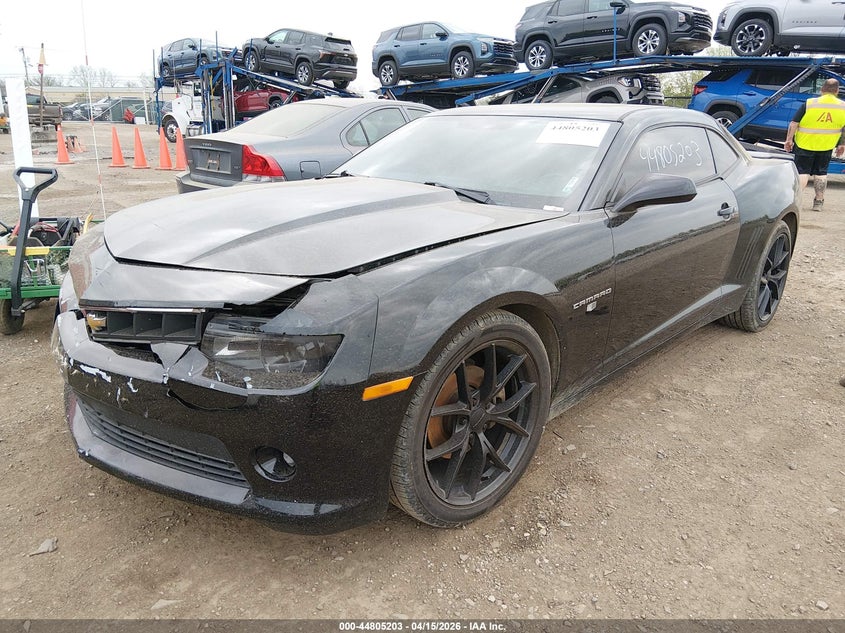 2015 Chevrolet Camaro 3.6 1lt Black Lot 111044805203 Vin 2G1FD1E39F9109894