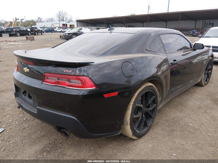 2015 Chevrolet Camaro 3.6 1lt Black Lot 111044805203 Vin 2G1FD1E39F9109894