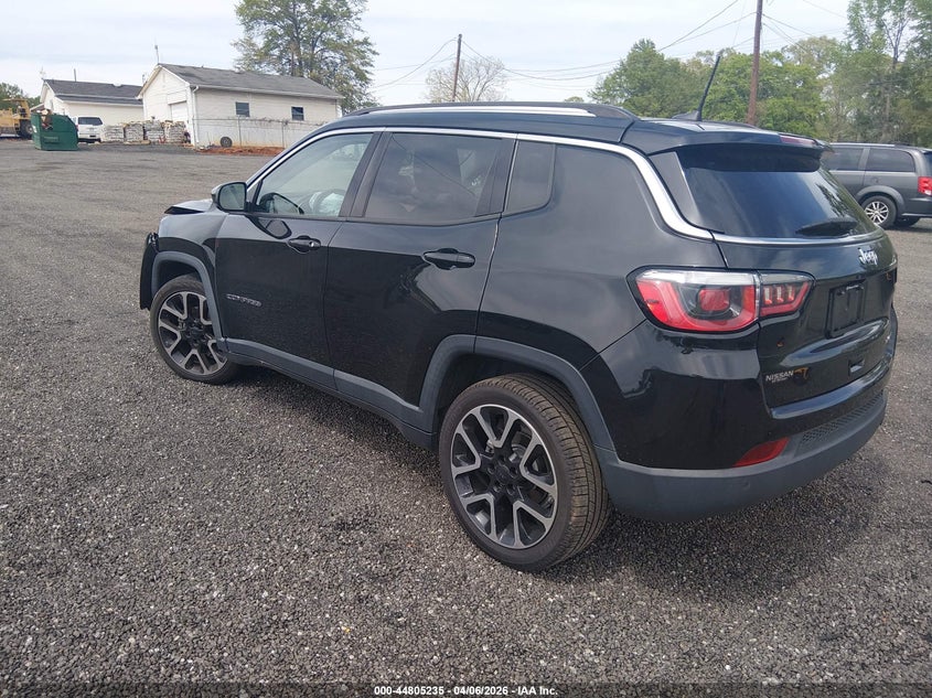 Vin: 3c4njccb6jt122268, lot: 45302503, jeep compass limited fwd 20183