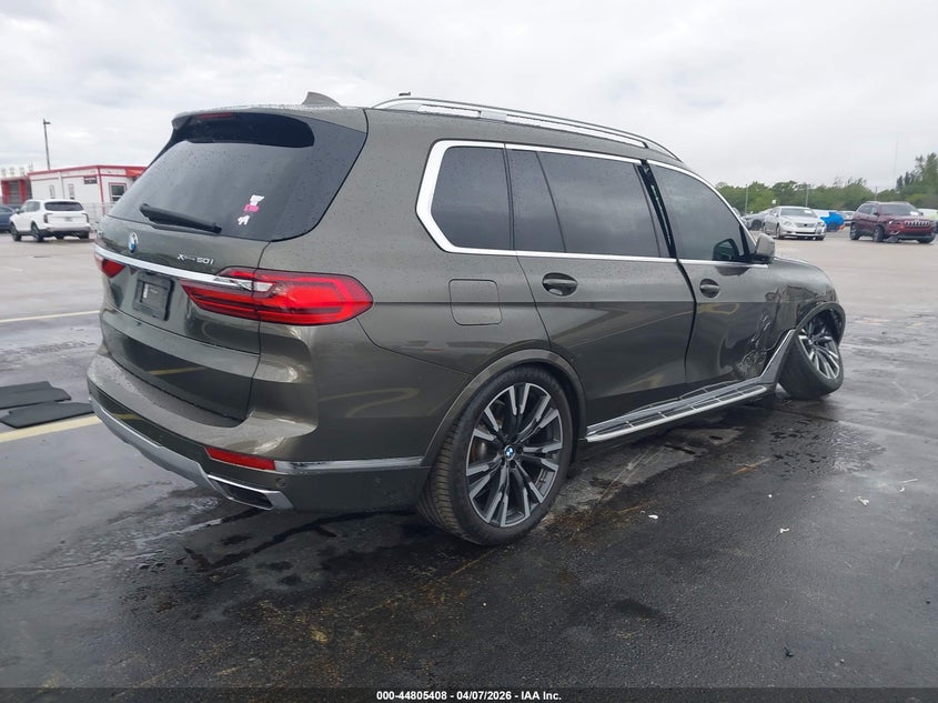 2020 BMW X7 xDrive50I VIN: 5UXCX4C06L9C94078 Lot: 44805408