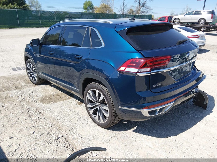 2021 Volkswagen Atlas Cross Sport 3.6L V6 Sel Premium R-Line VIN: 1V2FE2CA9MC236595 Lot: 44805456