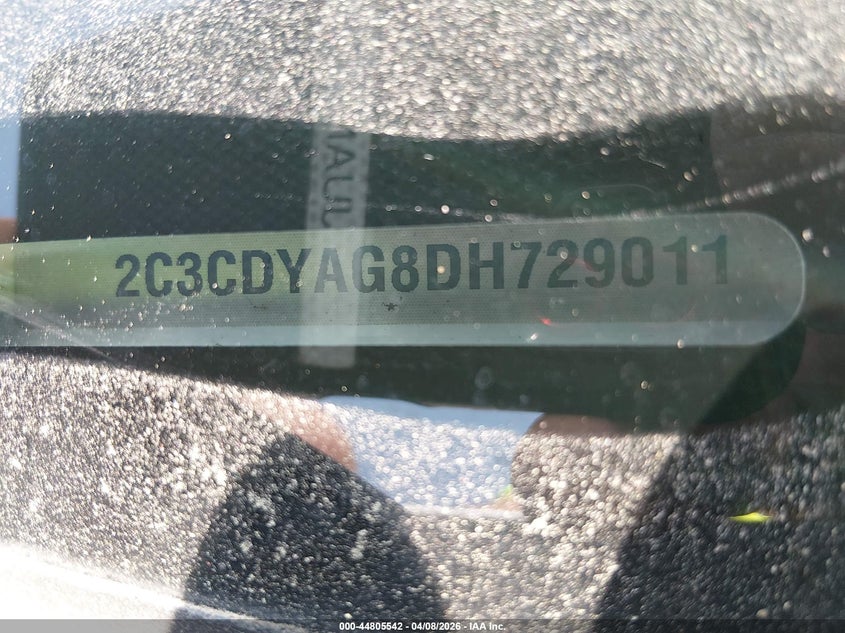 2013 Dodge Challenger Sxt VIN: 2C3CDYAG8DH729011 Lot: 44805542