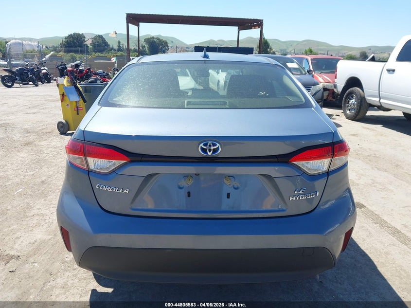 2023 Toyota Corolla 1.8 Hybrid Le grey Lot 111044805583 Vin JTDBCMFE2PJ012942