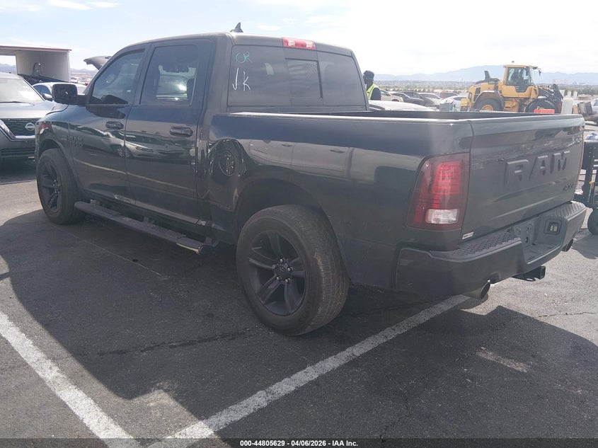 Vin: 1c6rr7mt1js122292, lot: 45302897, ram 1500 night  4x4 5'7 box 20183
