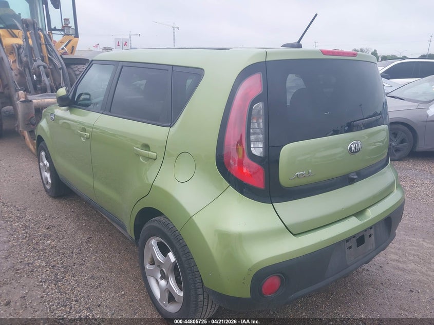 Vin: kndjn2a20h7878872, lot: 45302993, kia soul 20173