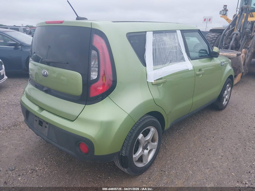 Vin: kndjn2a20h7878872, lot: 45302993, kia soul 20174