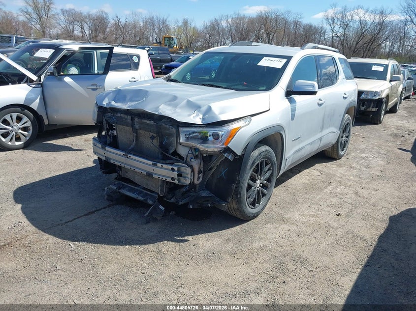2019 Gmc Acadia 3.6 Slt-1 silver Lot 111044805726 Vin 1GKKNMLS2KZ203148