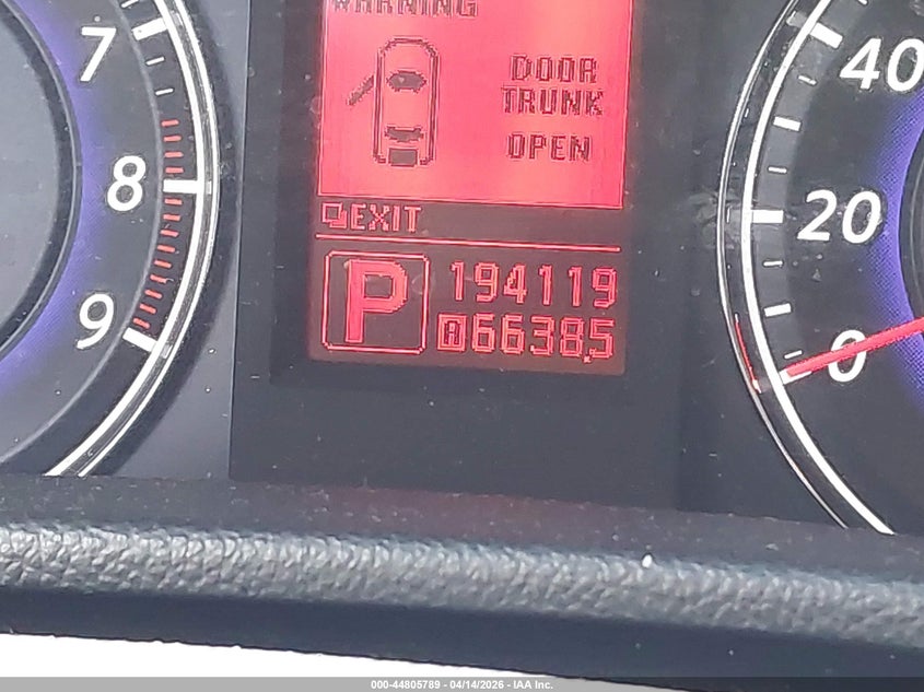 2008 Infiniti G35X VIN: JNKBV61F98M275692 Lot: 44805789