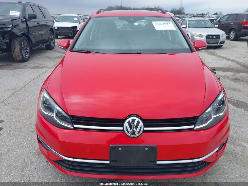 2019 Volkswagen Golf Sportwagen 1.4T S/1.4T Se VIN: 3VWY57AU8KM505425 Lot: 44805924