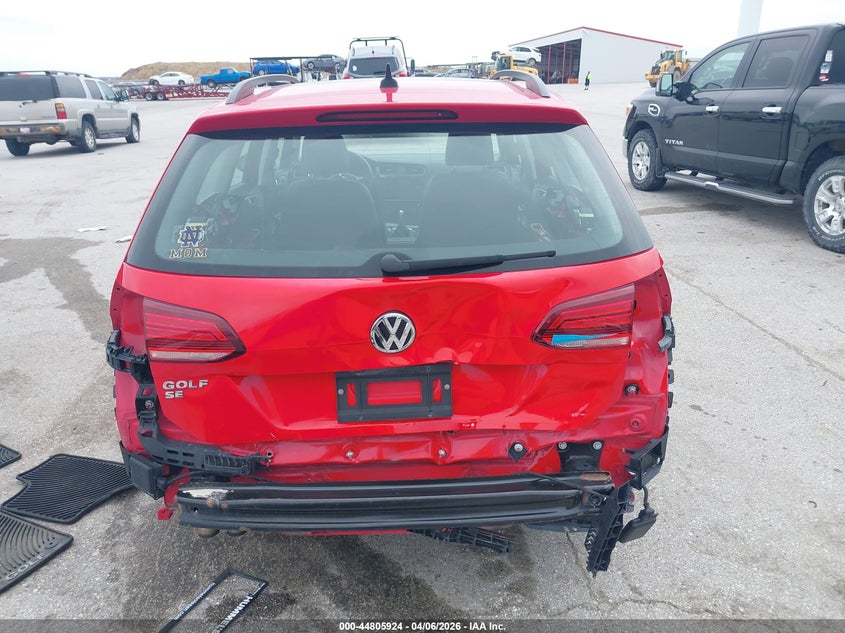 2019 Volkswagen Golf Sportwagen 1.4T S/1.4T Se VIN: 3VWY57AU8KM505425 Lot: 44805924