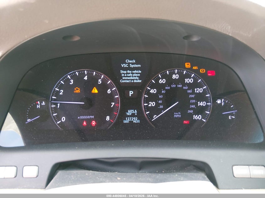 2008 Lexus Ls 460 VIN: JTHBL46F685070036 Lot: 44806045