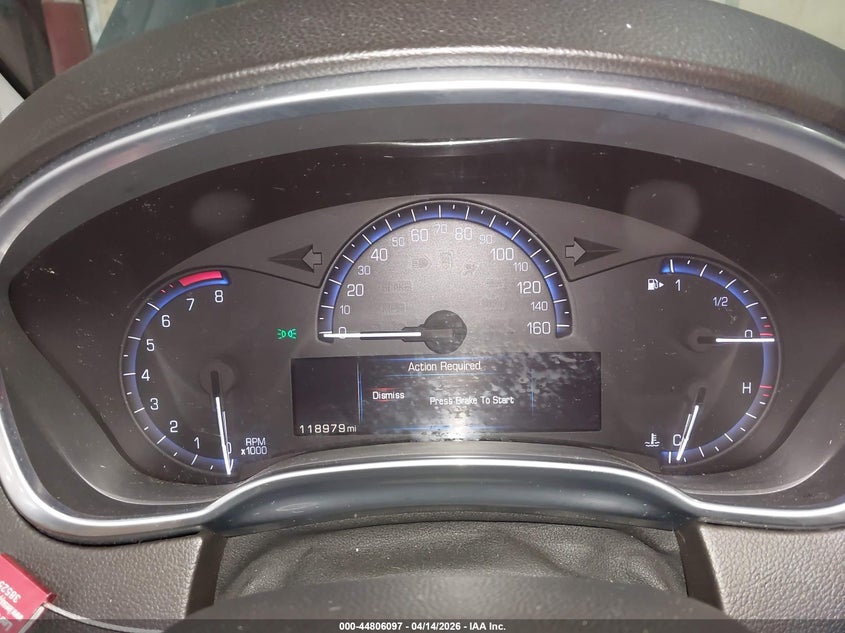 2014 Cadillac Srx Performance Collection VIN: 3GYFNFE34ES582843 Lot: 44806097