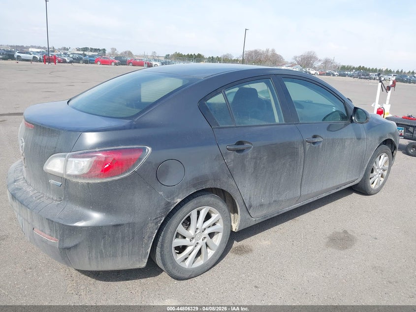 2012 Mazda 3 2.0 I Touring grey Lot 111044806329 Vin JM1BL1V76C1628297