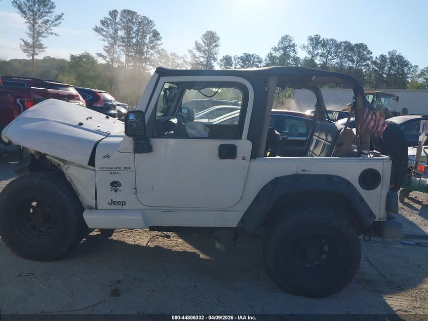 1999 Jeep Wrangler Sahara VIN: 1J4FY49SXXP414106 Lot: 44806332