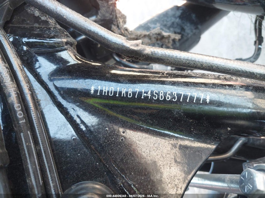 2025 Harley-Davidson Flhx VIN: 1HD1KB714SB637777 Lot: 44806348