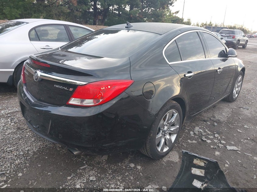 2012 Buick Regal 2.0 Turbo - Premium 1 black Lot 111044806605 Vin 2G4GS5EV9C9180627