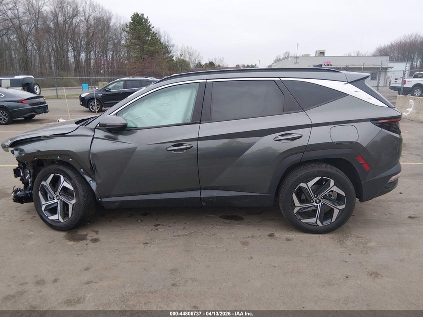 2022 Hyundai Tucson Sel VIN: 5NMJFCAE1NH100730 Lot: 44806737