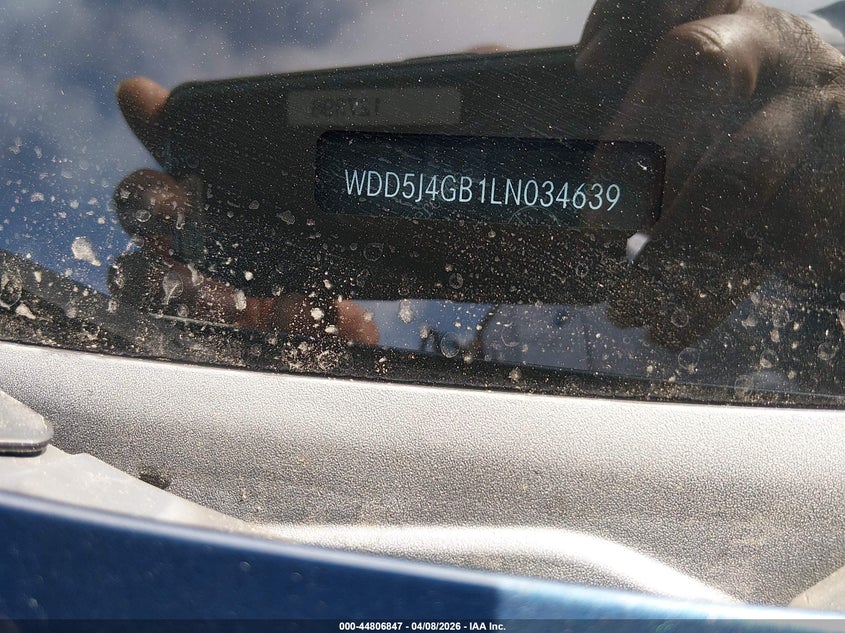 2020 Mercedes-Benz Cla 250 VIN: WDD5J4GB1LN034639 Lot: 44806847