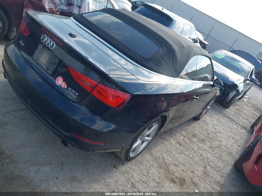 2016 Audi A3 2.0 2.0T Premium black Lot 111044807003 Vin WAU78LFF4G1052463