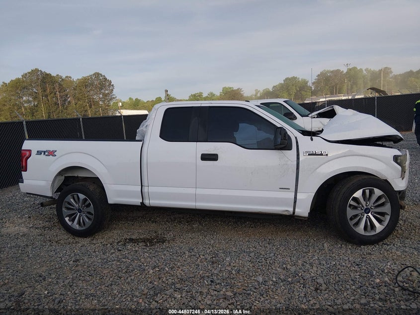 2017 Ford F-150 2.7 Xl white Lot 111044807246 Vin 1FTEX1CP4HKC74253