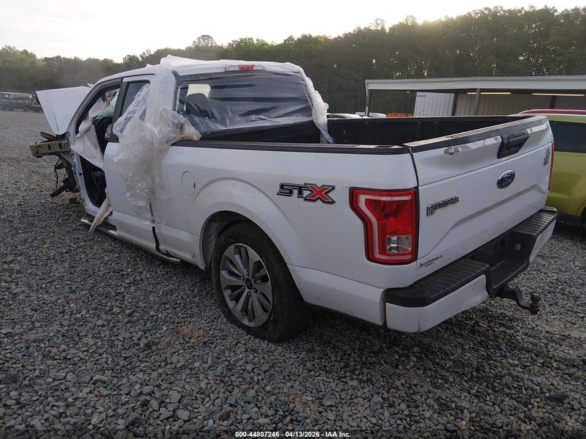 2017 Ford F-150 2.7 Xl white Lot 111044807246 Vin 1FTEX1CP4HKC74253