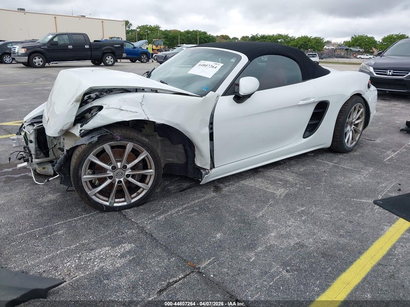 Vin: wp0ca2a88hs220884, lot: 45304532, porsche 718 boxster 20172