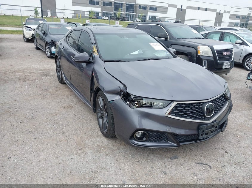 2020 Acura Tlx 2.4 Tlx A-Spec/A-Spec W/Red Leather grey Lot 111044807603 Vin 19UUB1F68LA006884