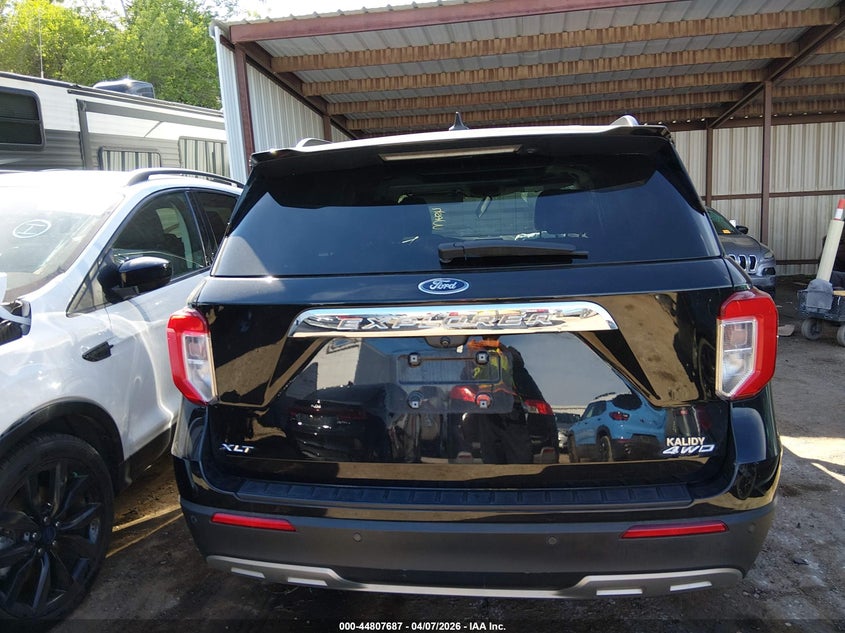 1FMSK8DH1MGC44461 2021 Ford Explorer 2.3 Xlt black