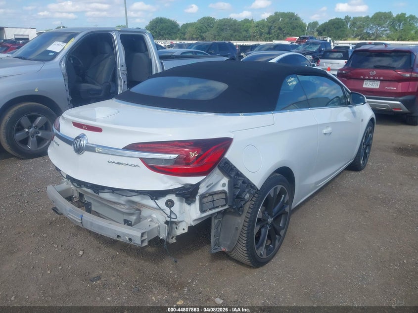 Vin: w04wt3n54gg153788, lot: 45305131, buick cascada premium 20164