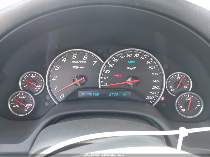 2007 Chevrolet Corvette Z06 Hardtop VIN: 1G1YY26E175138162 Lot: 44807900