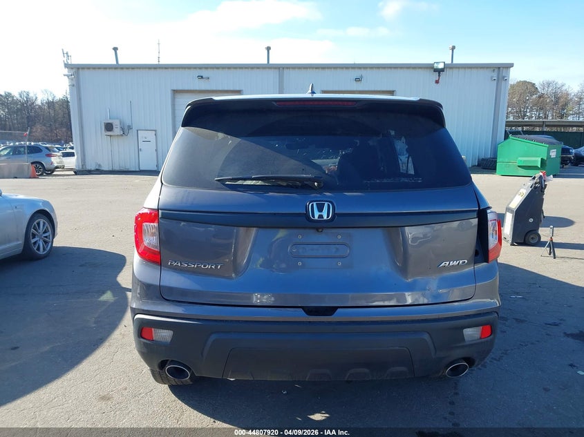 2021 Honda Passport Awd Ex-L VIN: 5FNYF8H5XMB001129 Lot: 44807920